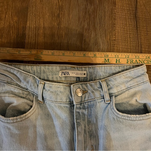 Light Blue Distressed Zara denim - Picture 12 of 12